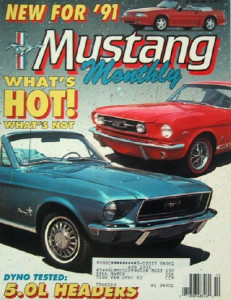 MUSTANG MONTHLY 1990 OCT - WALT HANE, K-CODE, GT350R